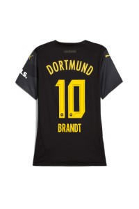 Borussia Dortmund Julian Brandt #10 Voetbaltruitje Uit tenue Dames 2024-25 Korte Mouw